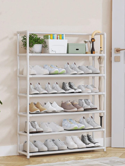 ORGANIZADOR DE ZAPATOS BLANCO 5 NIVELES