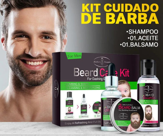 Kit x 3 cuidado de barba