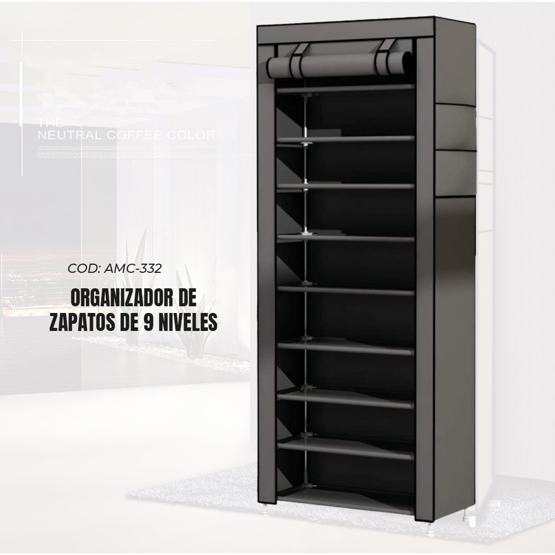 ORGANIZADOR DE ZAPATOS DE 9NIVELES