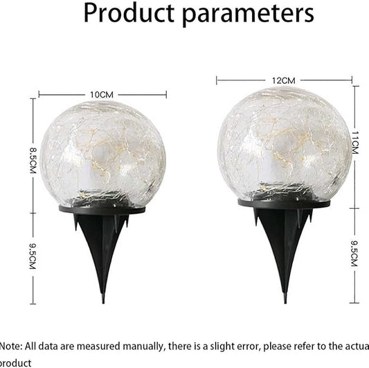 LAMPARA SOLAR ESFERA  ( 259-8)