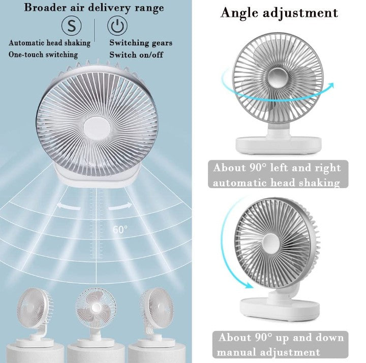 Ventilador recargable